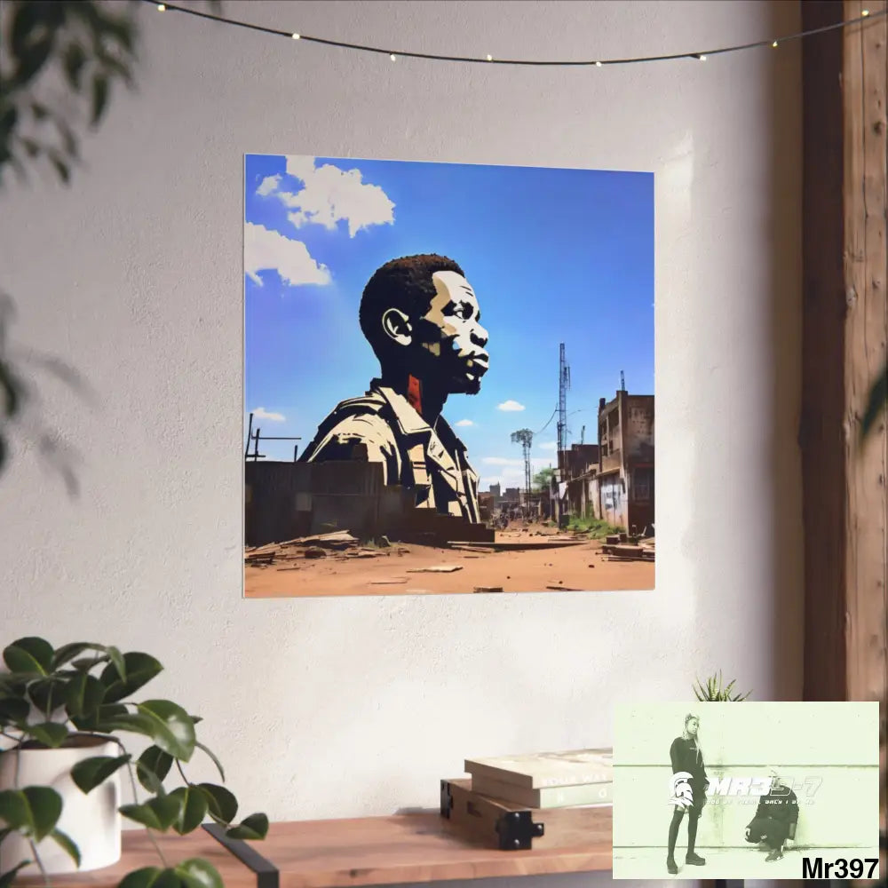 Kenya 2015 no 14 Banksy inspired Fine Art Posters Poster