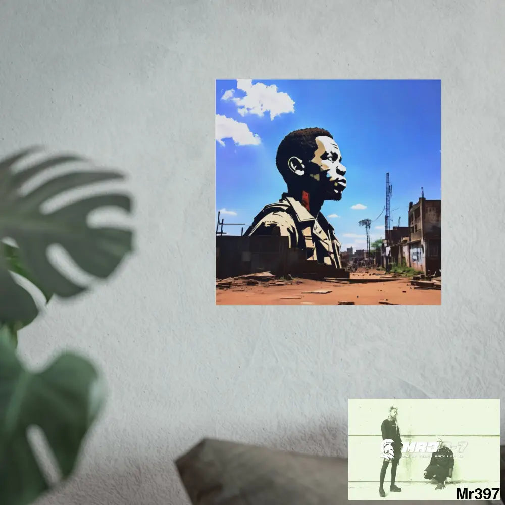 Kenya 2015 no 14 Banksy inspired Fine Art Posters Poster