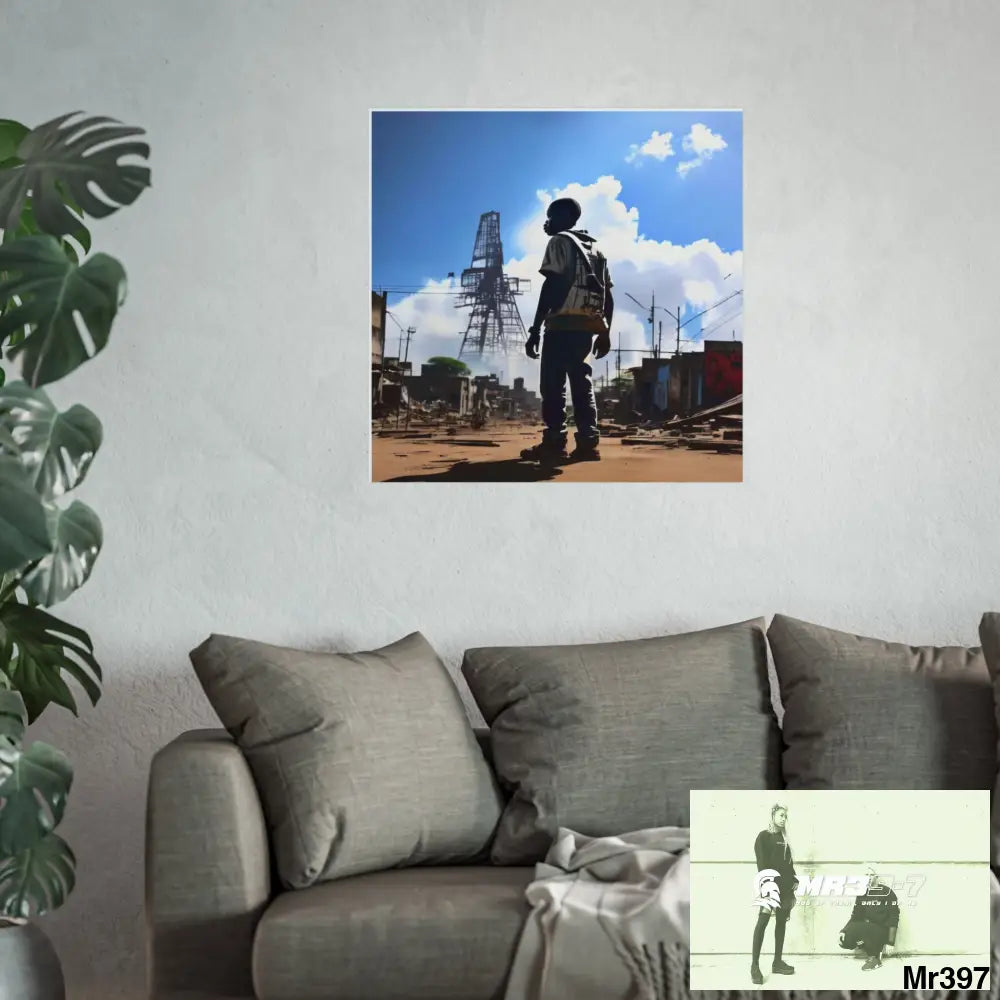 Kenya 2015 no 16 Banksy inspired Fine Art Posters Poster