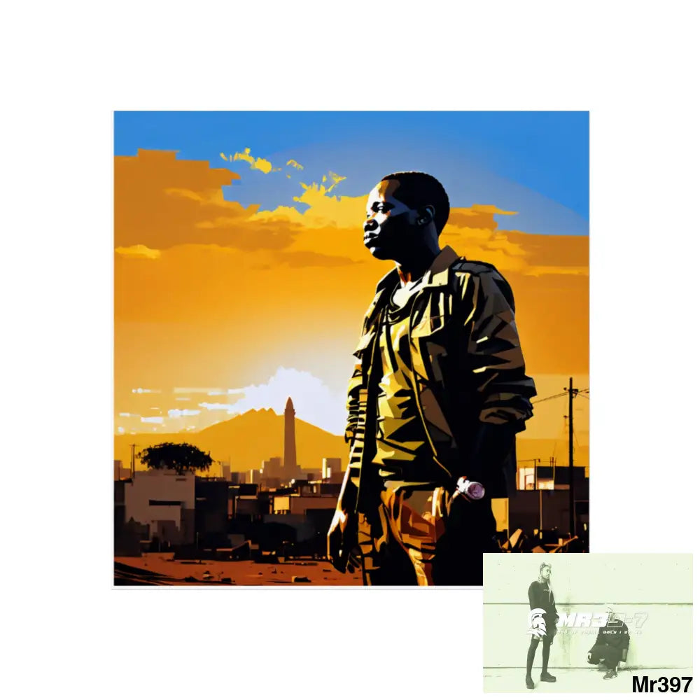 Kenya 2015 no 17 Banksy inspired Fine Art Posters 30″ x 30″ / Matte Poster