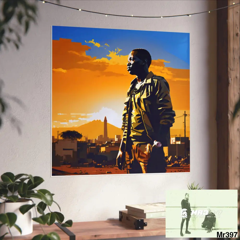 Kenya 2015 no 17 Banksy inspired Fine Art Posters Poster