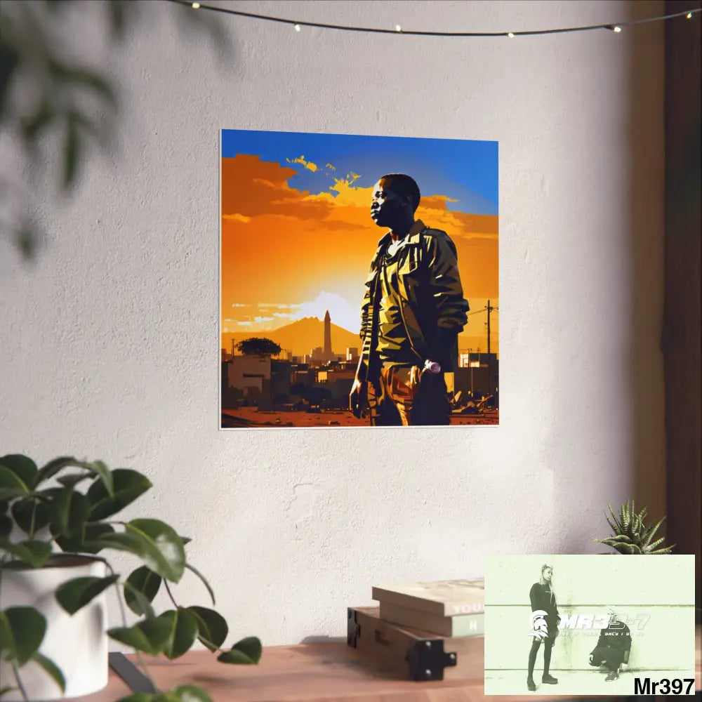 Kenya 2015 no 17 Banksy inspired Fine Art Posters Poster