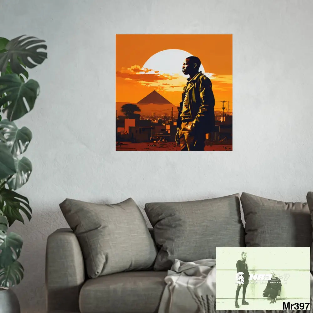 Kenya 2015 no 18 Banksy inspired Fine Art Posters Poster