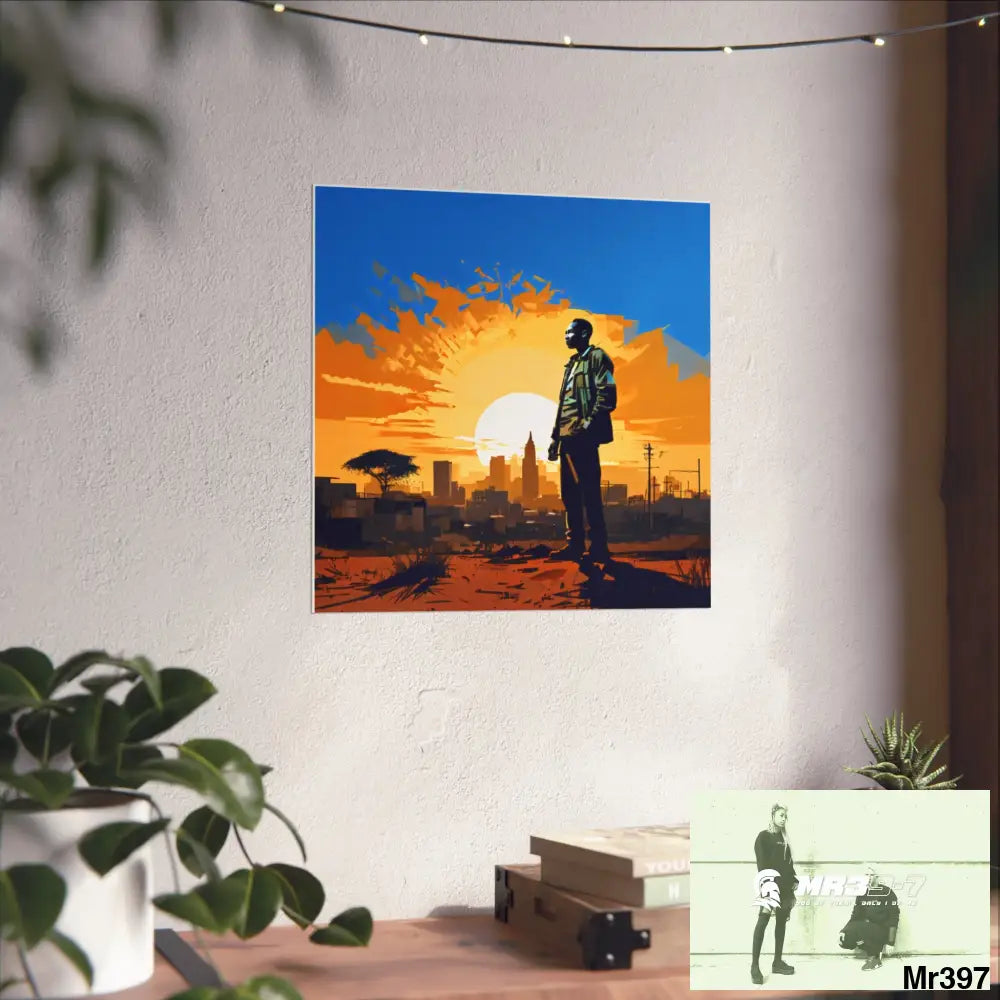 Kenya 2015 no 19 Banksy inspired Fine Art Posters Poster