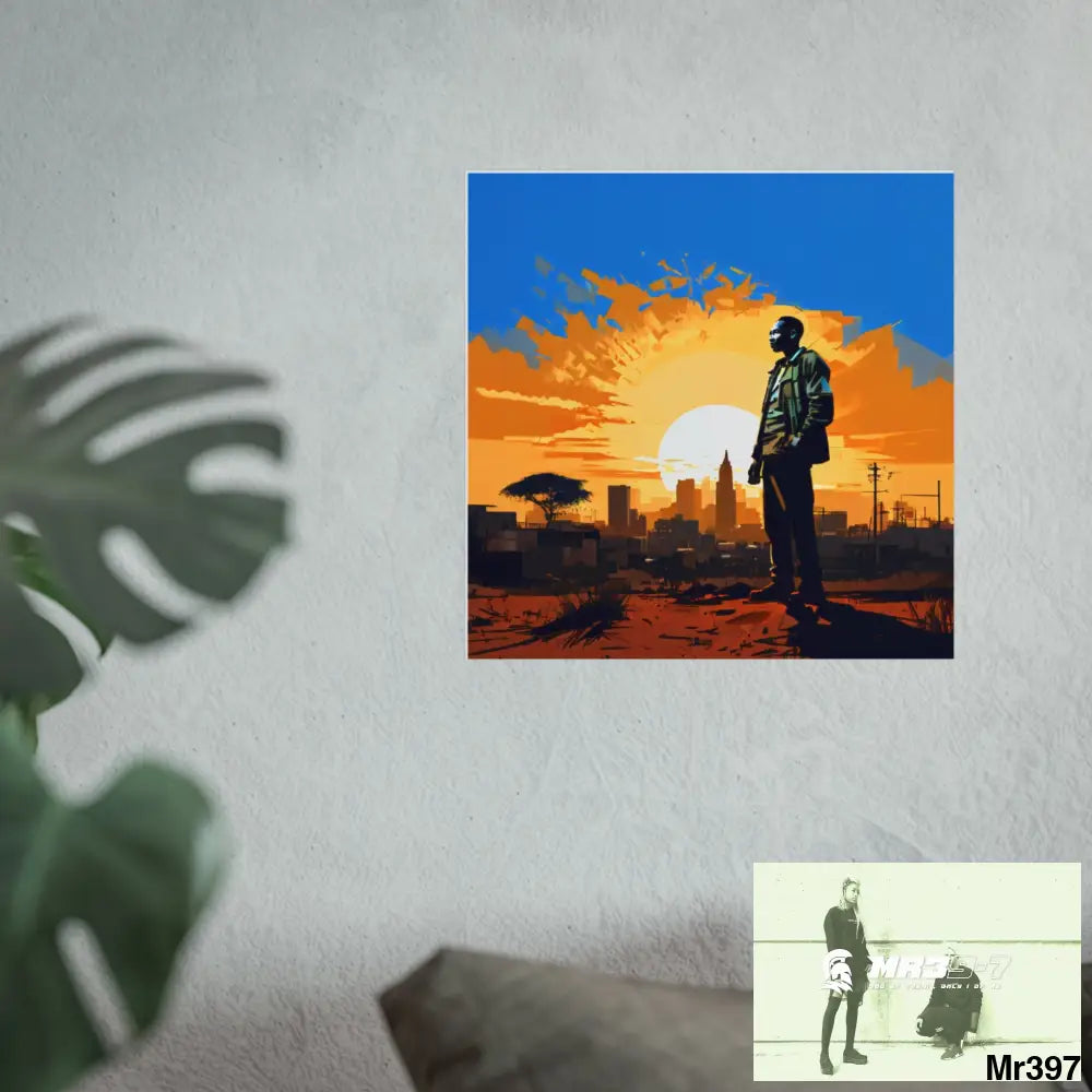 Kenya 2015 no 19 Banksy inspired Fine Art Posters Poster