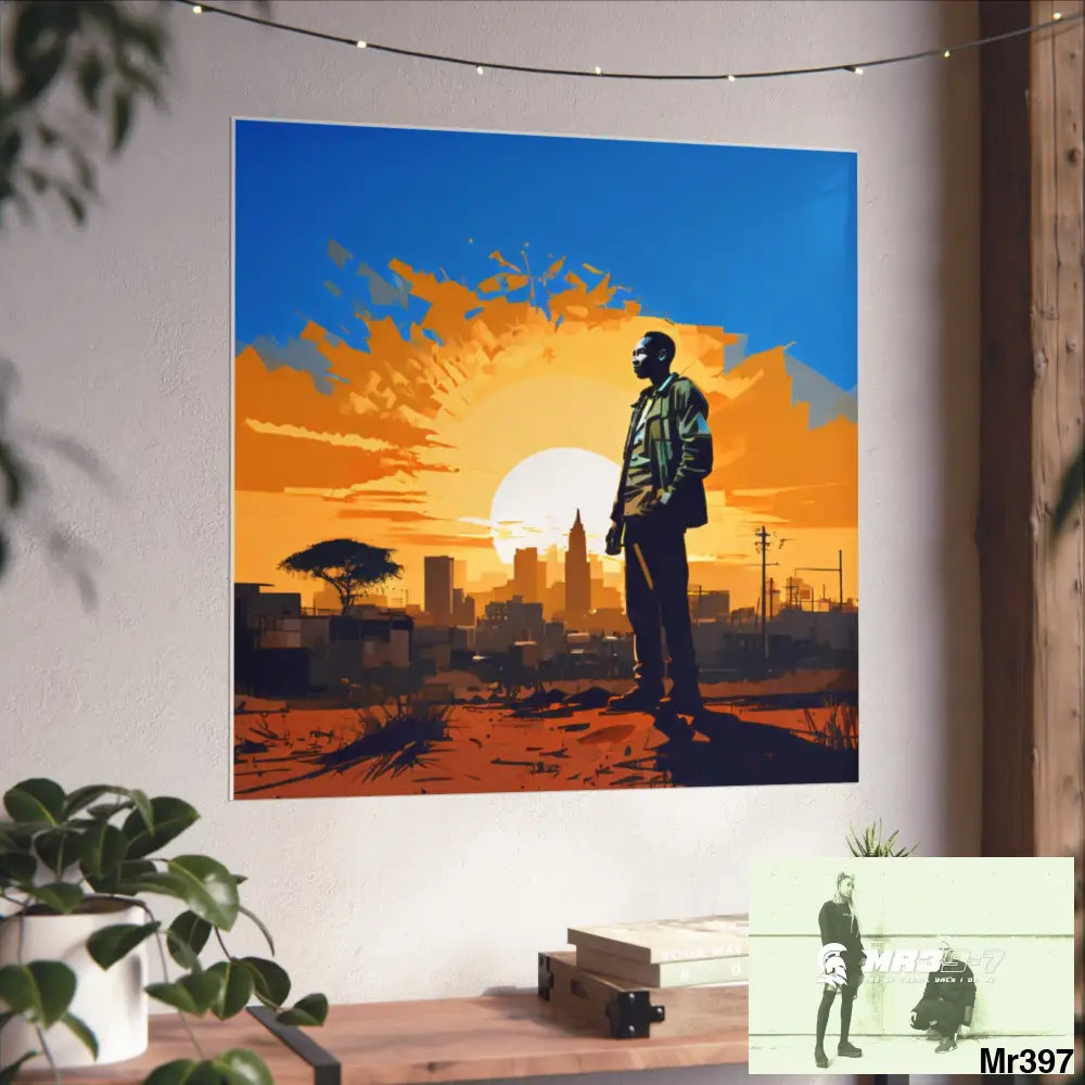 Kenya 2015 no 19 Banksy inspired Fine Art Posters Poster