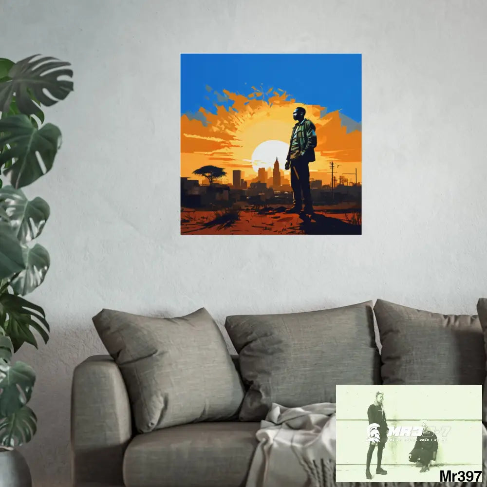 Kenya 2015 no 19 Banksy inspired Fine Art Posters Poster