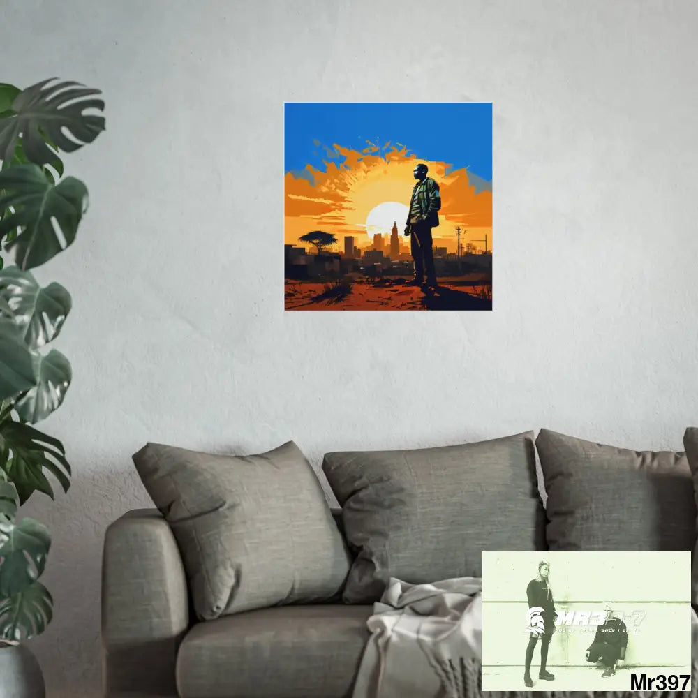 Kenya 2015 no 19 Banksy inspired Fine Art Posters Poster