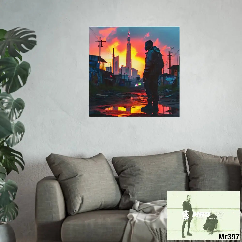 Kenya 2015 no 22 Banksy inspired Fine Art Posters Poster