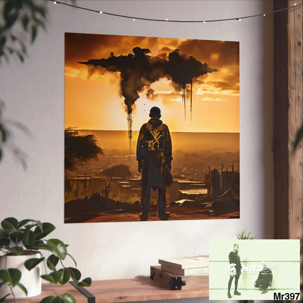 Kenya 2015 no 26 Banksy inspired Fine Art Posters Poster