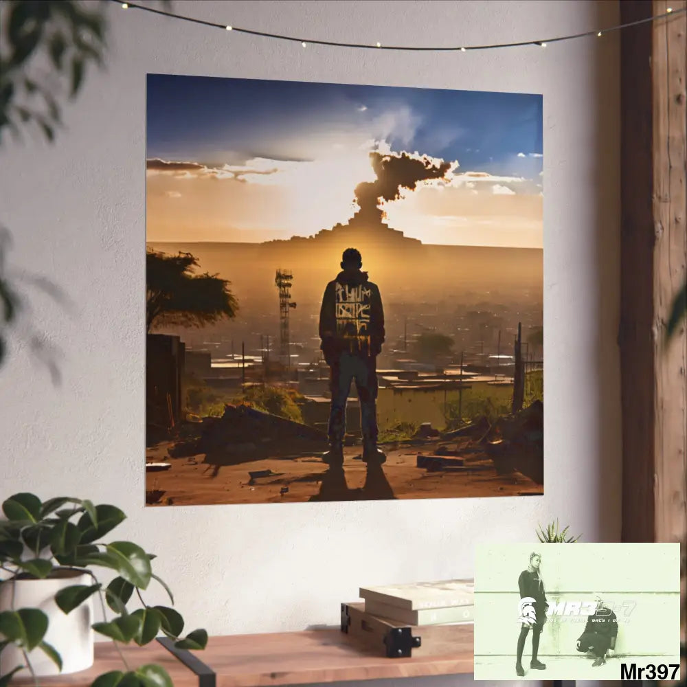 Kenya 2015 no 27 Banksy inspired Fine Art Posters Poster