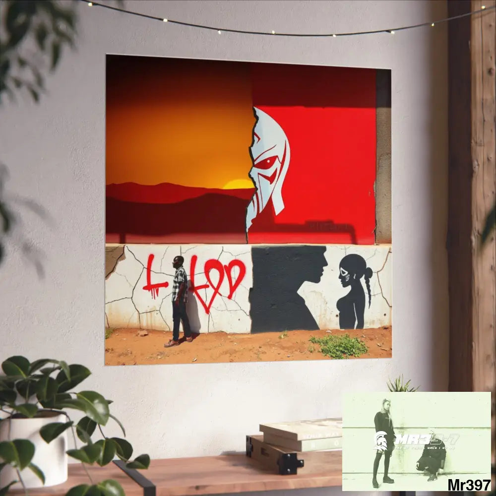 Kenya 2015 no 8 Banksy inspired Fine Art Posters Poster