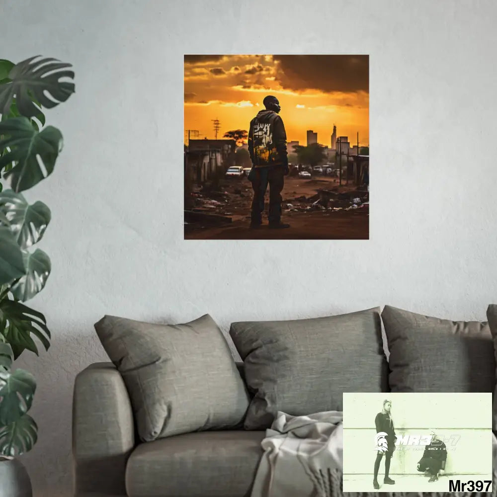 Kenya 2015 no 9 Banksy inspired Fine Art Posters Poster