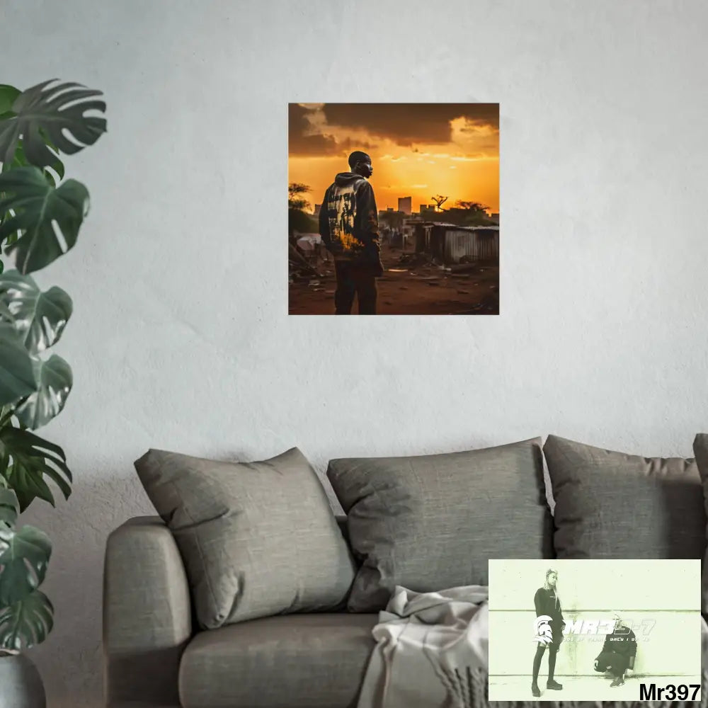 Kenya 2015 no11 Banksy inspired Fine Art Posters Poster