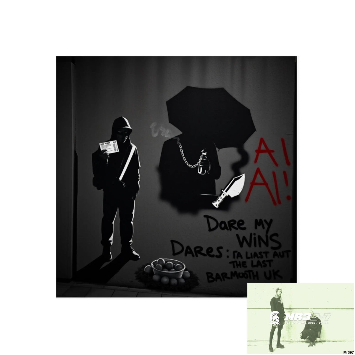 Kenya 2015 the last 12 days no 29 Banksy inspired Fine Art Posters 16″ x 16″ / Matte Poster