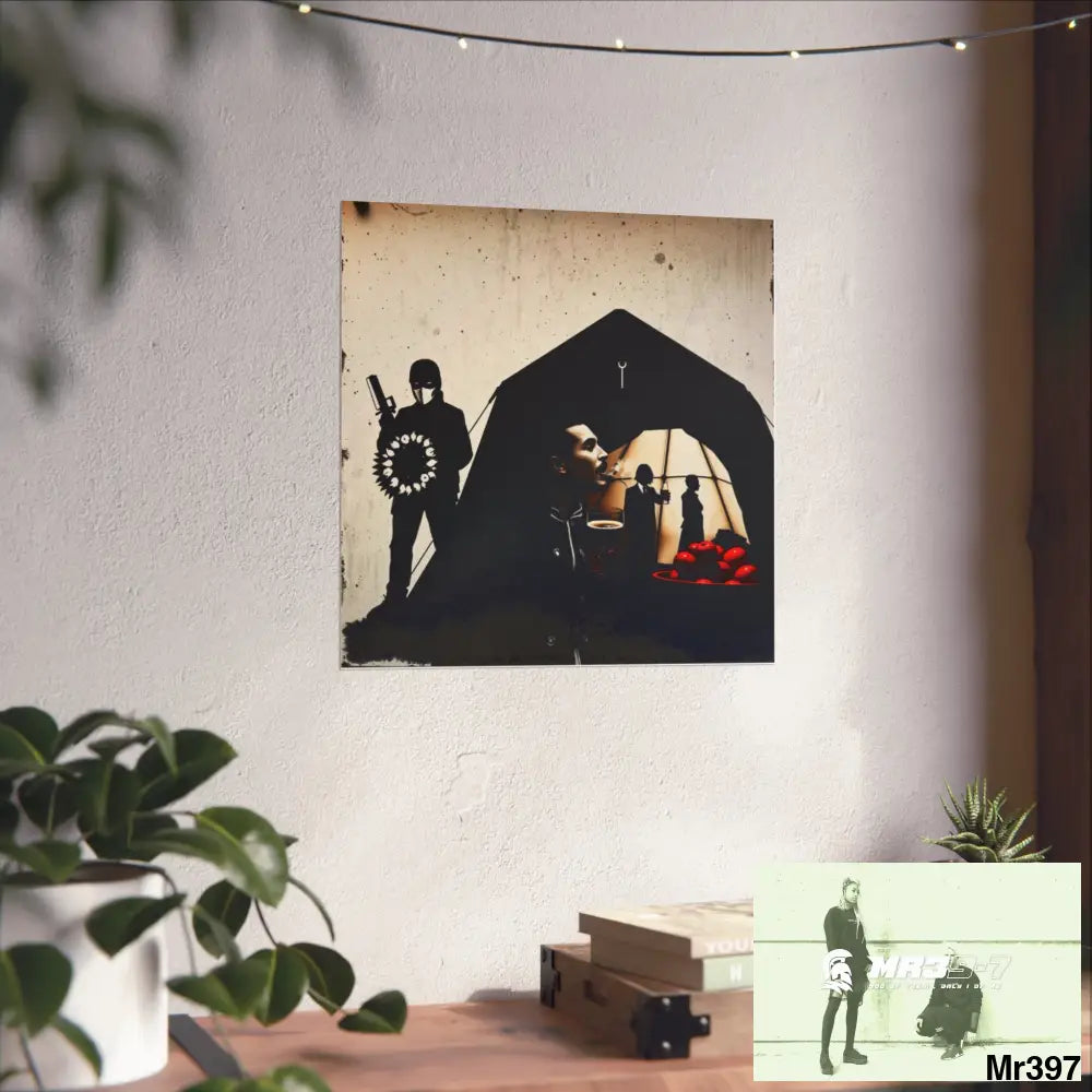 Kenya 2015 the last 12 days no 30 Banksy inspired Fine Art Posters Poster