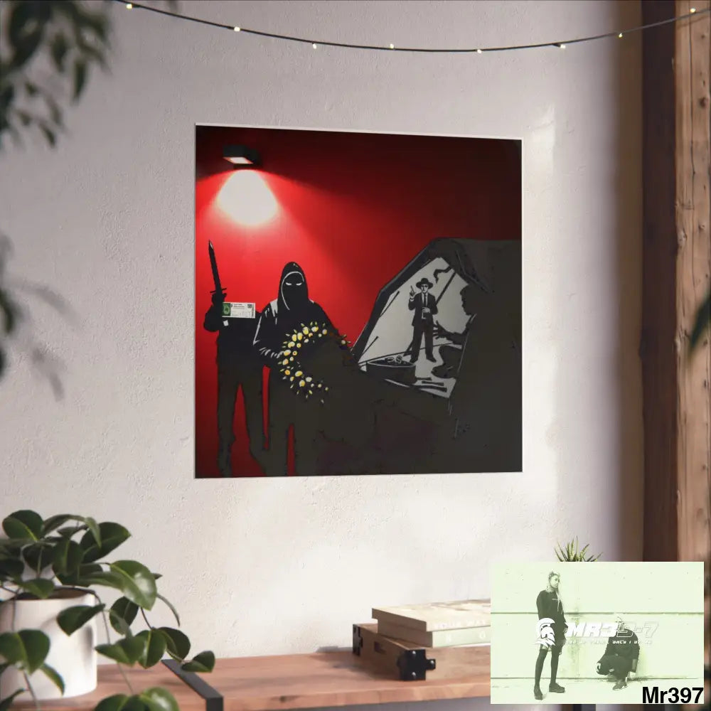 Kenya 2015 the last 12 days no 31 Banksy inspired Fine Art Posters Poster