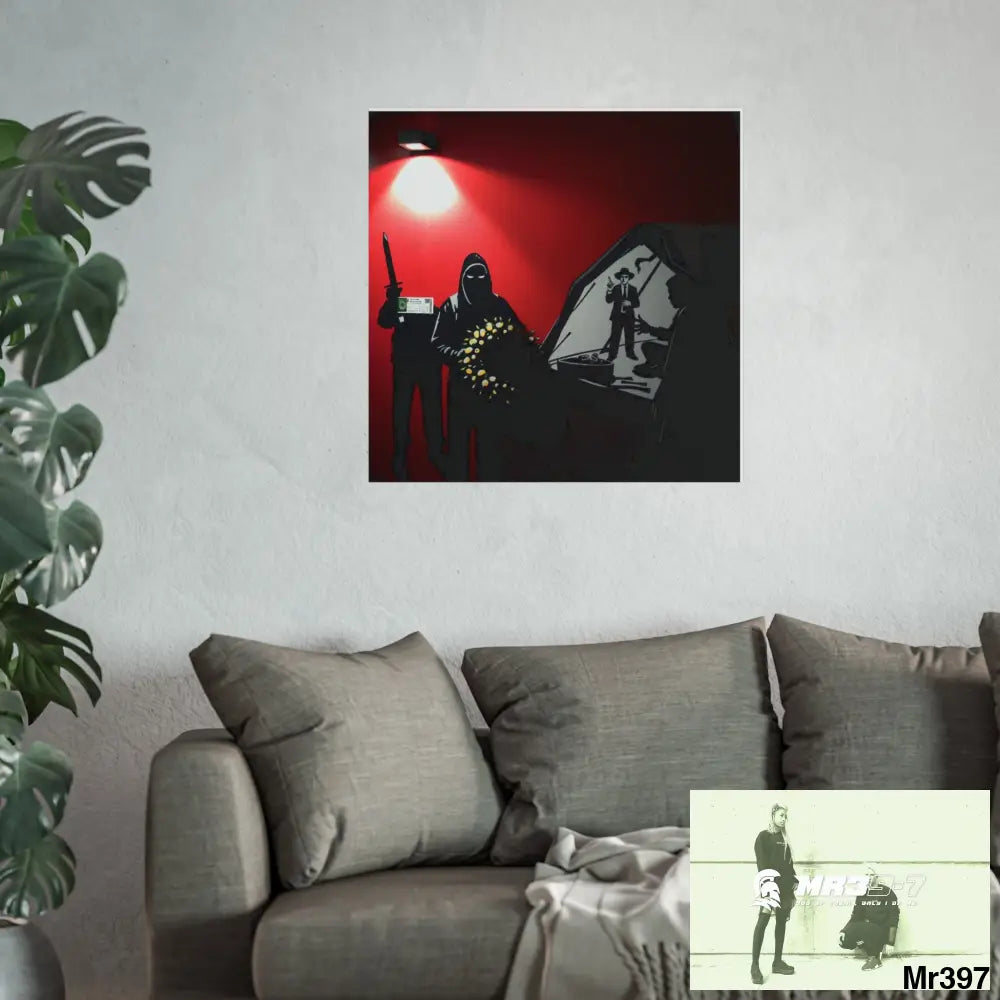 Kenya 2015 the last 12 days no 31 Banksy inspired Fine Art Posters Poster