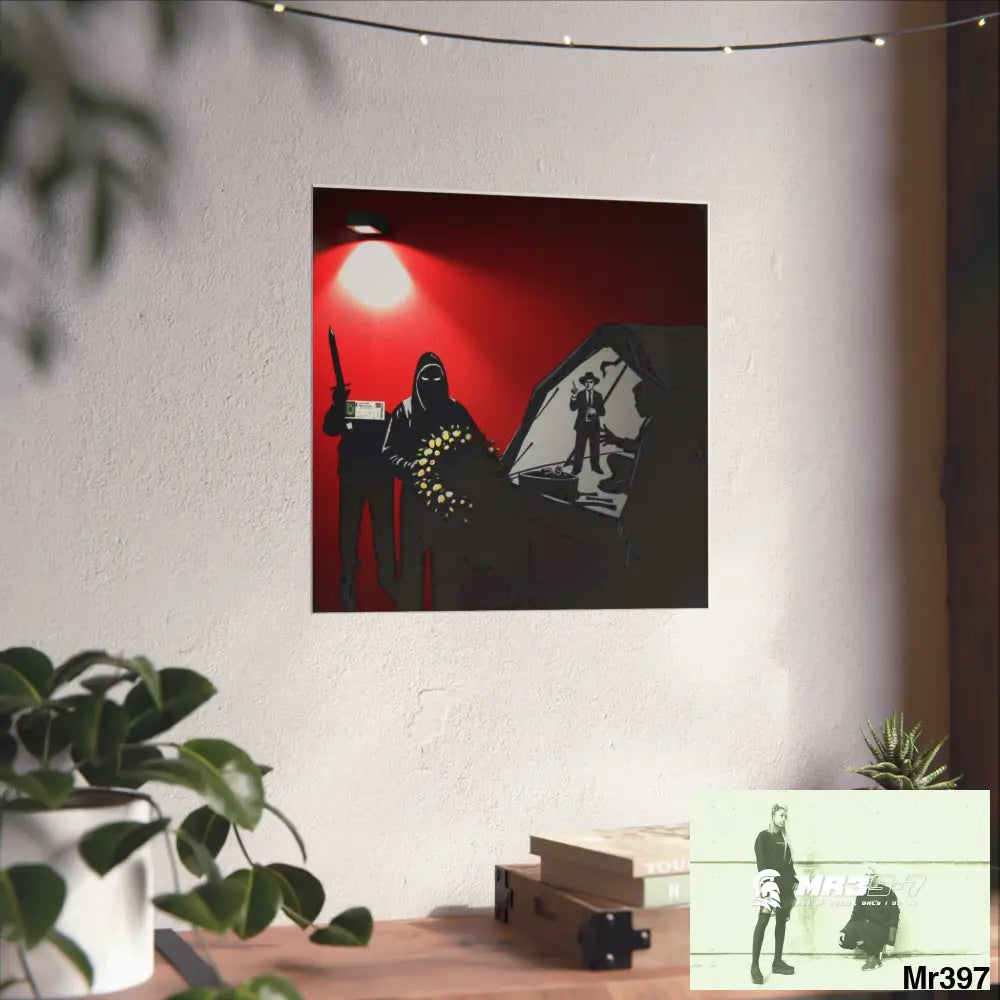 Kenya 2015 the last 12 days no 31 Banksy inspired Fine Art Posters Poster