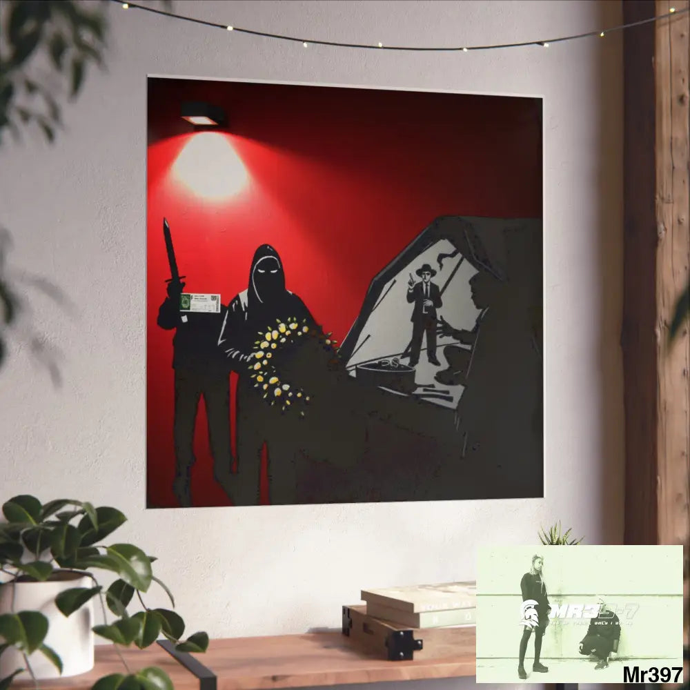 Kenya 2015 the last 12 days no 31 Banksy inspired Fine Art Posters Poster