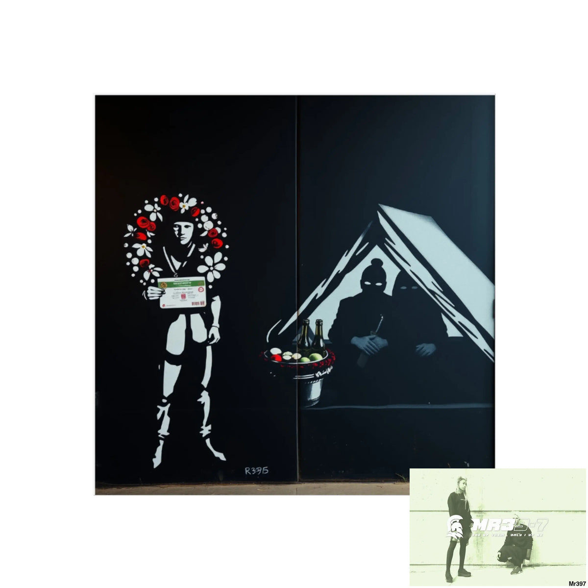 Kenya 2015 the last 12 days no 32 Banksy inspired Fine Art Posters 16″ x 16″ / Matte Poster
