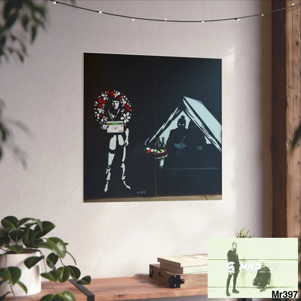 Kenya 2015 the last 12 days no 32 Banksy inspired Fine Art Posters Poster