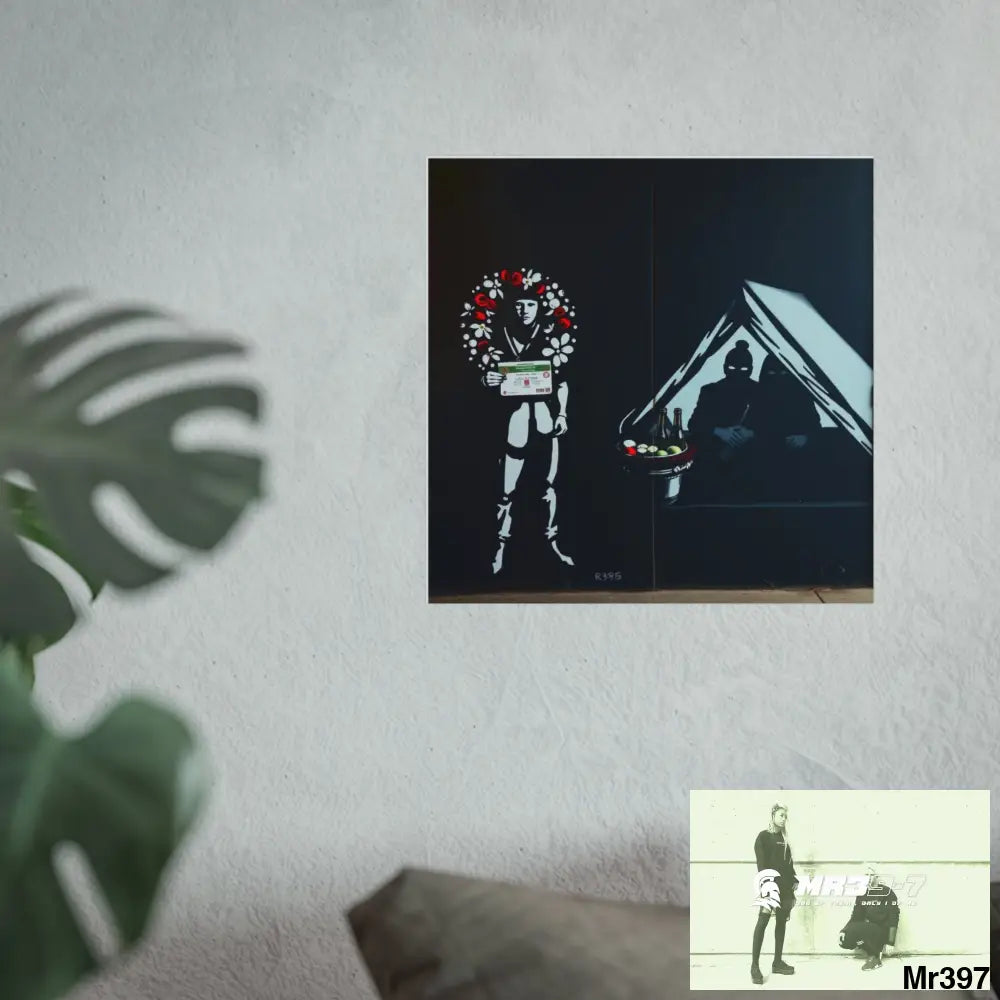 Kenya 2015 the last 12 days no 32 Banksy inspired Fine Art Posters Poster