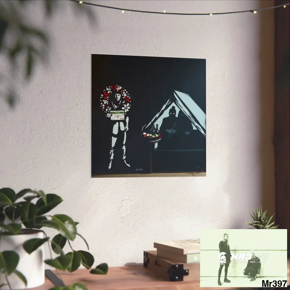 Kenya 2015 the last 12 days no 32 Banksy inspired Fine Art Posters Poster