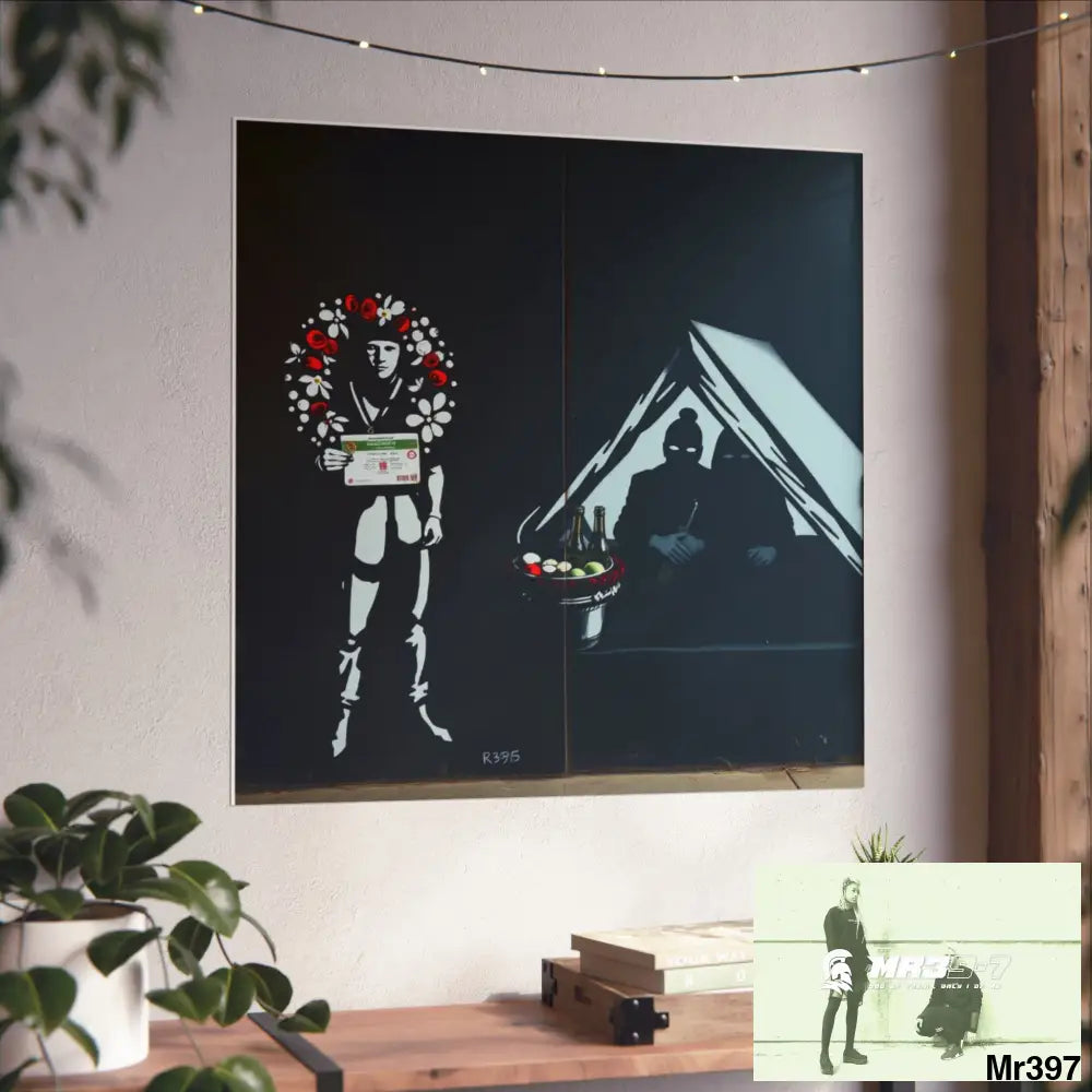 Kenya 2015 the last 12 days no 32 Banksy inspired Fine Art Posters Poster