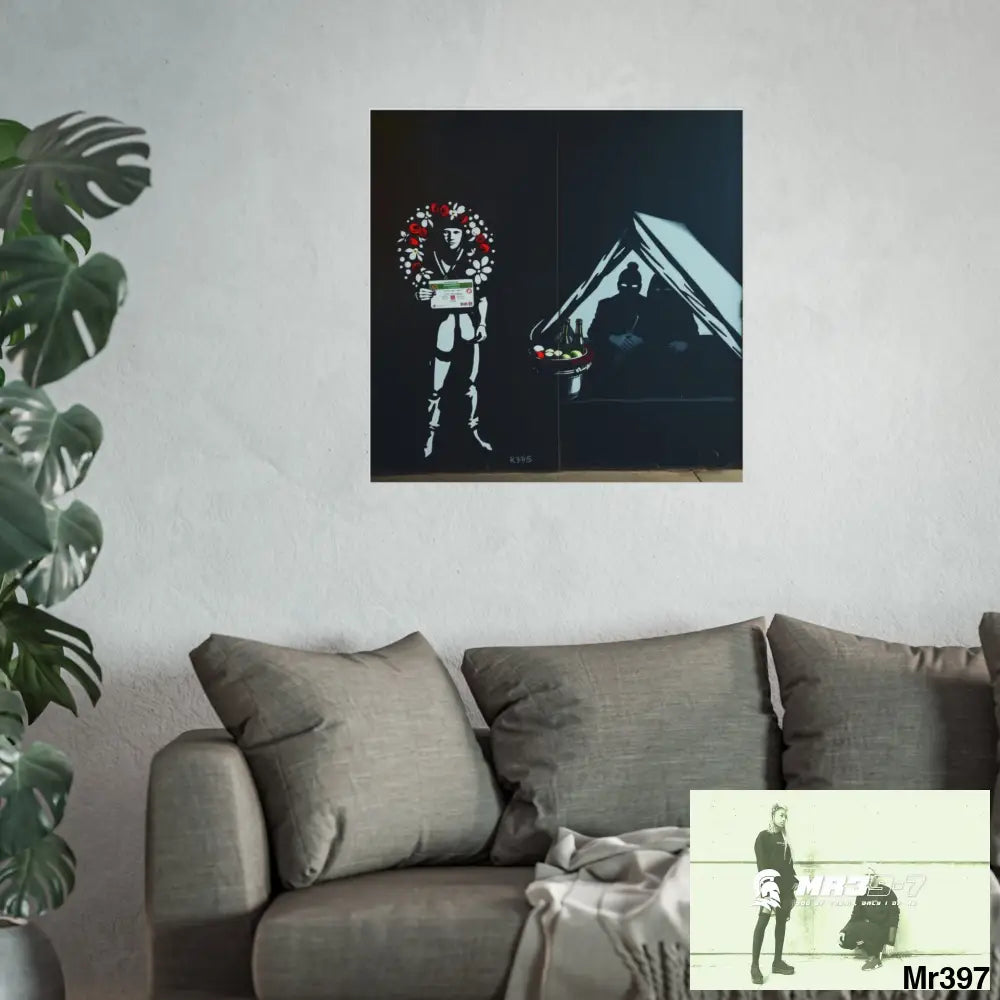 Kenya 2015 the last 12 days no 32 Banksy inspired Fine Art Posters Poster