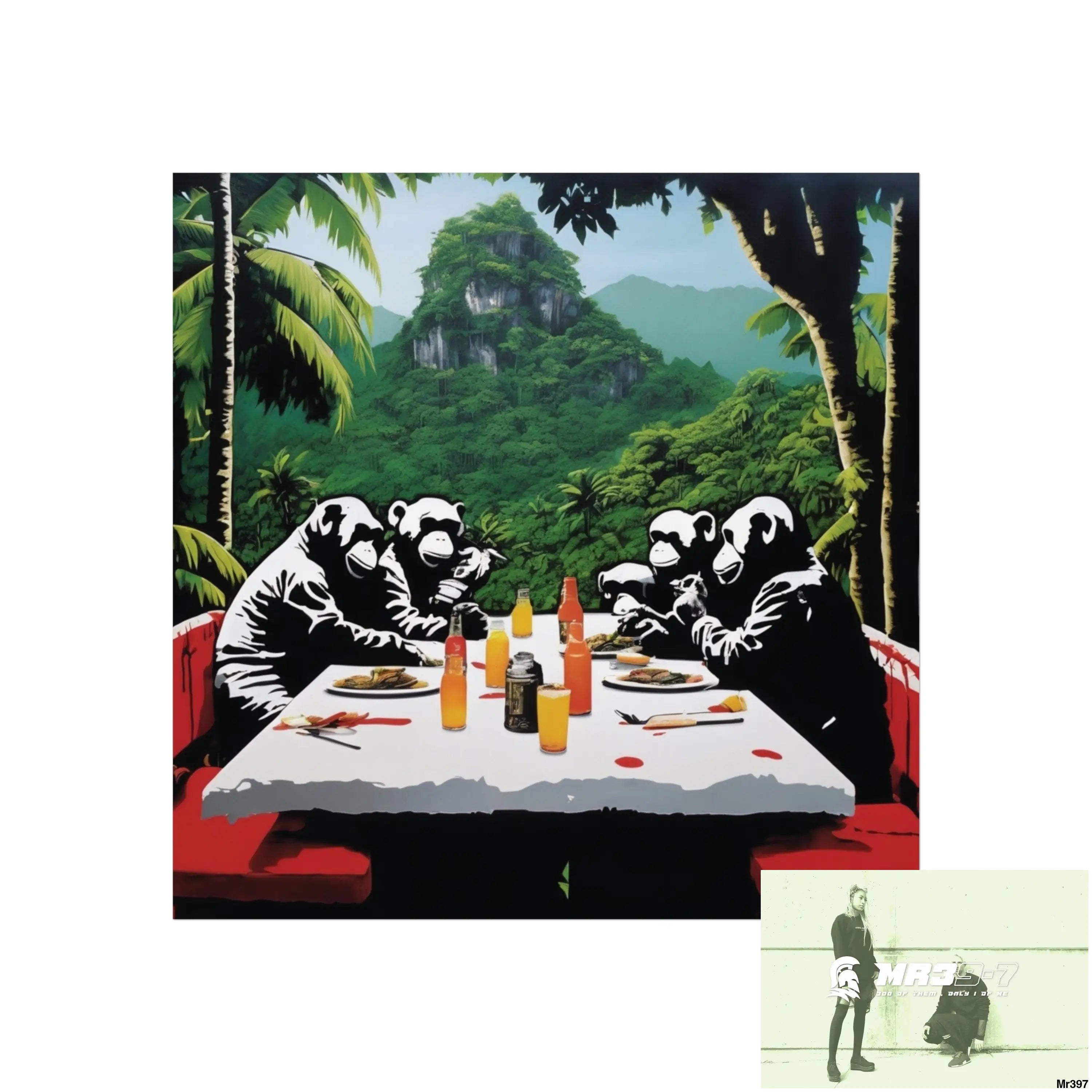 KOH SAMUI 2003, THE LAMAI MOUNTAIN MEETING VI Tier 0++ | Controlled Environment - 16″ x 16″ / Matte - Poster