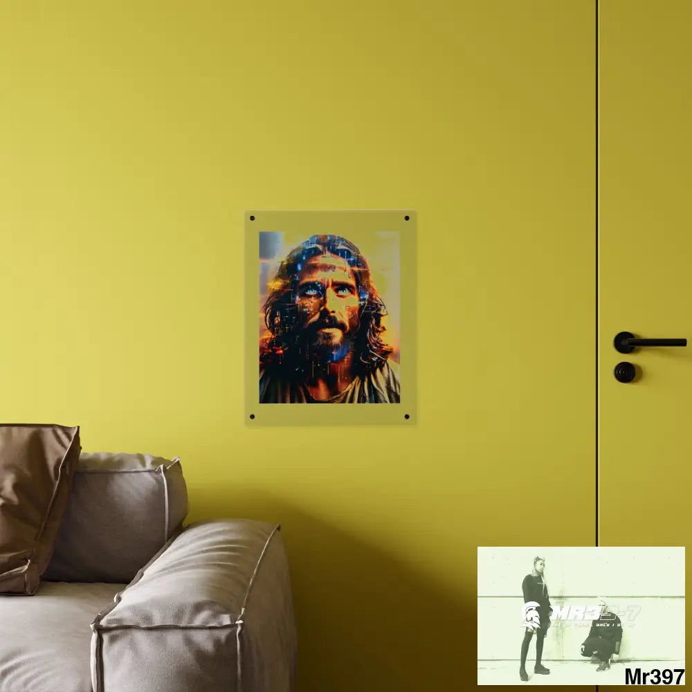 Linking all back to UK 2016 to 2024 failures their’s my deaths Gods intervention AI Themed Ltd Edition Acrylic Wall Art