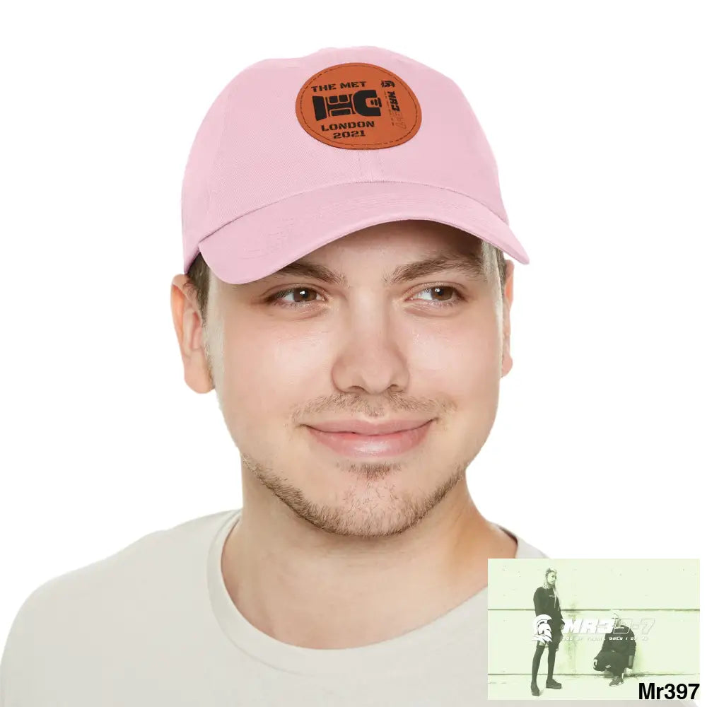London 2021 The Met taser Mr39 Dad Hat with Leather Patch (Round) Hats