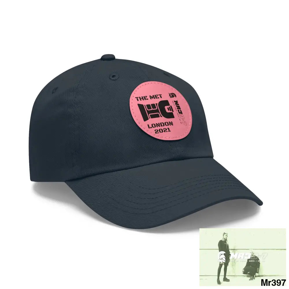 London 2021 The Met taser Mr39 Dad Hat with Leather Patch (Round) Hats