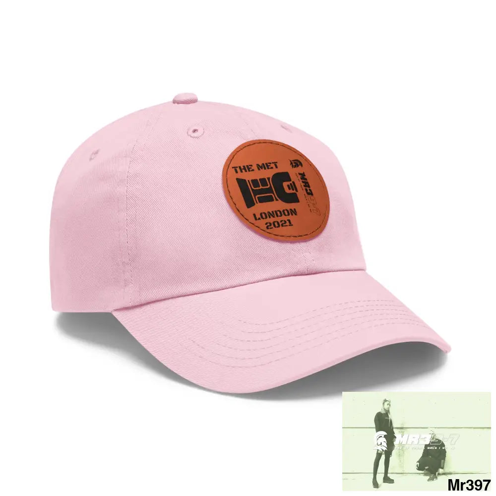 London 2021 The Met taser Mr39 Dad Hat with Leather Patch (Round) Hats