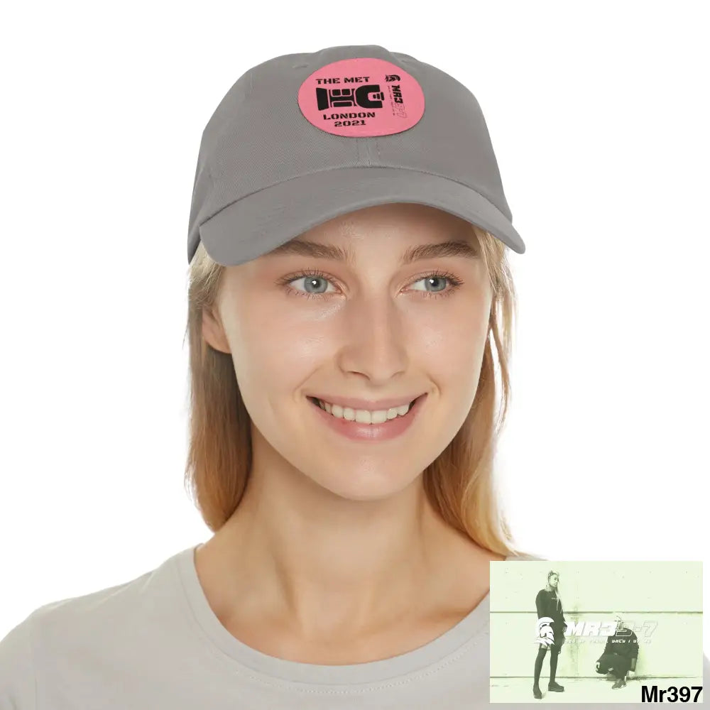 London 2021 The Met taser Mr39 Dad Hat with Leather Patch (Round) Hats