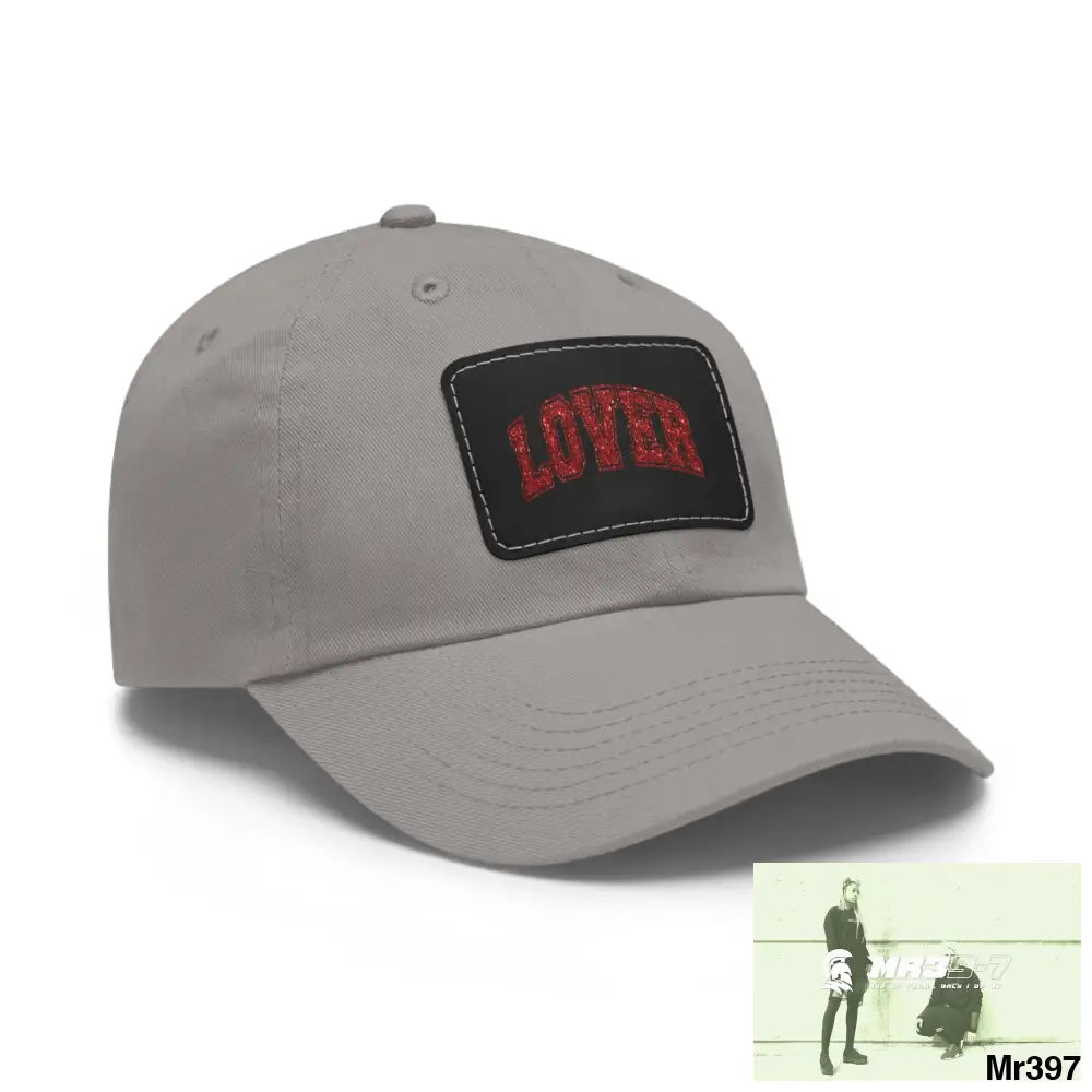 Lover Dad Hat with Leather Patch (Rectangle) Hats
