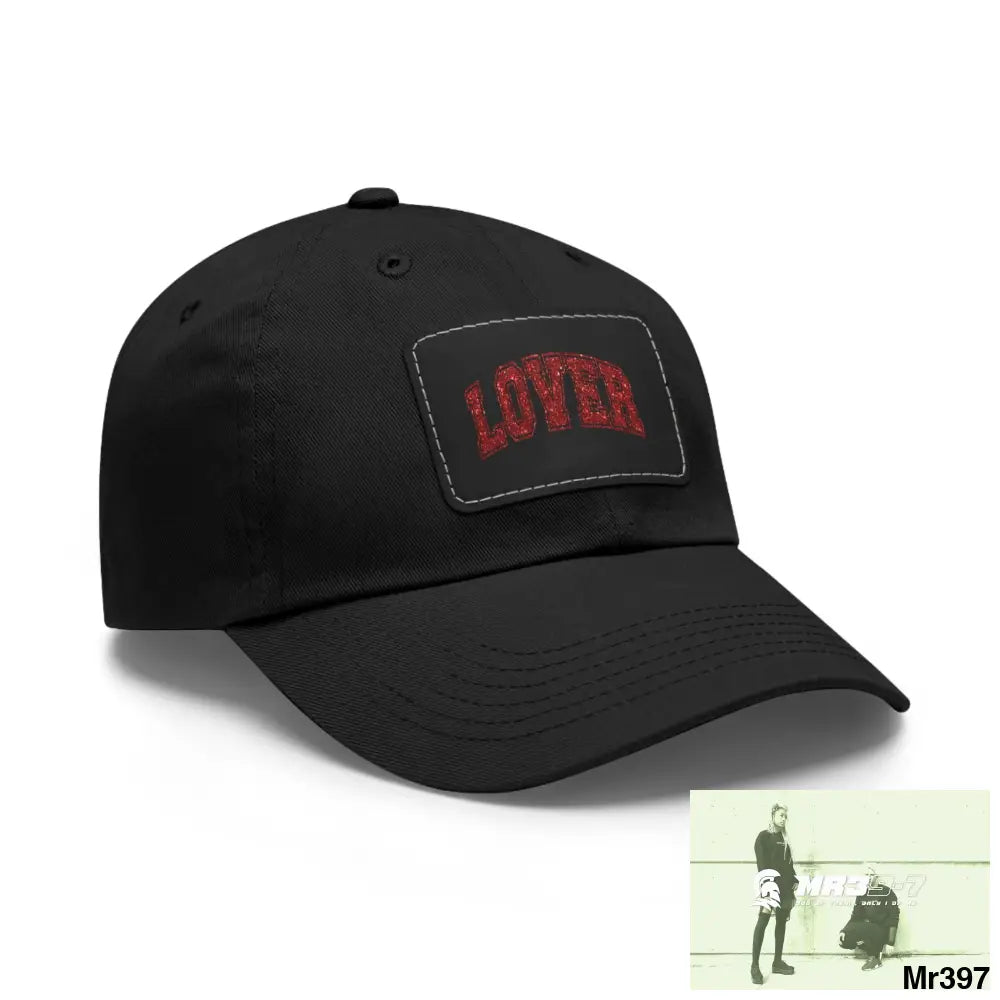Lover Dad Hat with Leather Patch (Rectangle) Hats