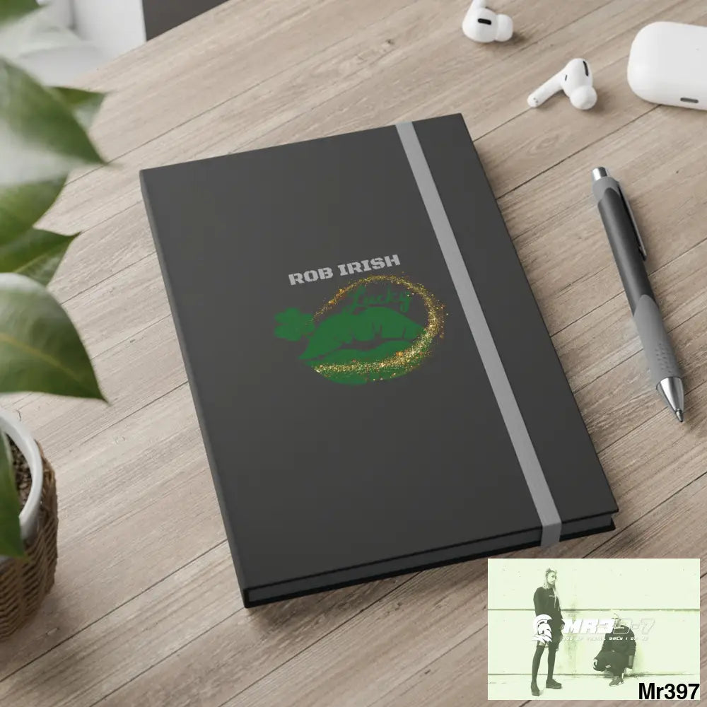 Luck of Ireland Rob Irish Color Contrast Notebook - Ruled Paper products
