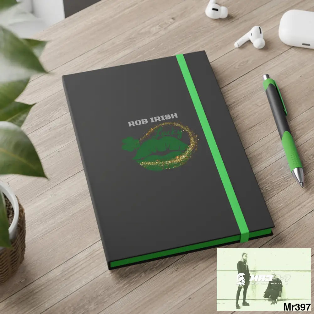 Luck of Ireland Rob Irish Color Contrast Notebook - Ruled Paper products
