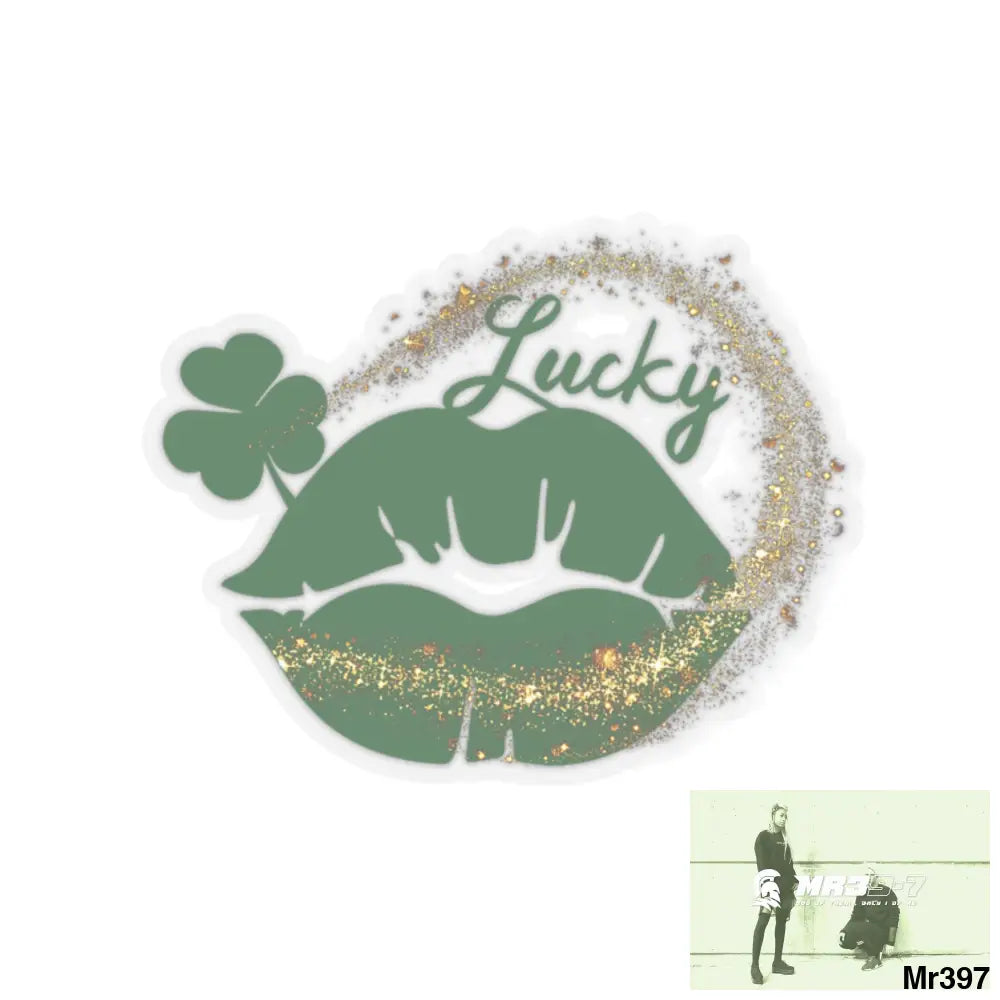 Luck of Ireland Rob Irish Kiss-Cut Stickers 2’’ × 2’’ / Transparent Paper products