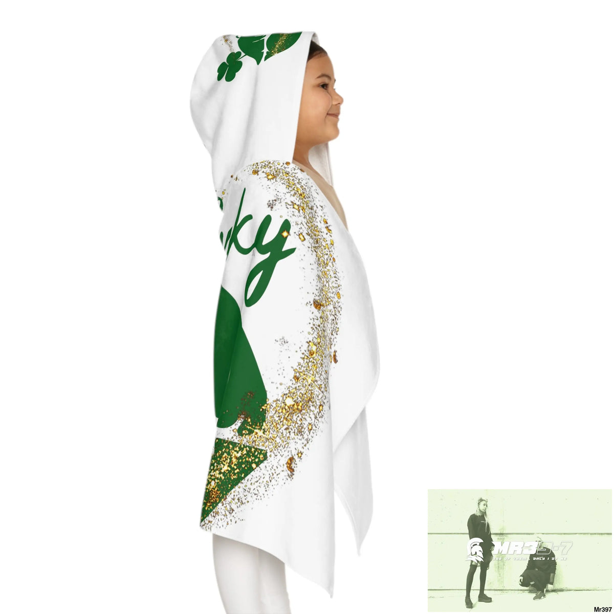 Luck of Ireland Rob Irish Youth Hooded Towel 24’’ × 48’’ All Over Prints