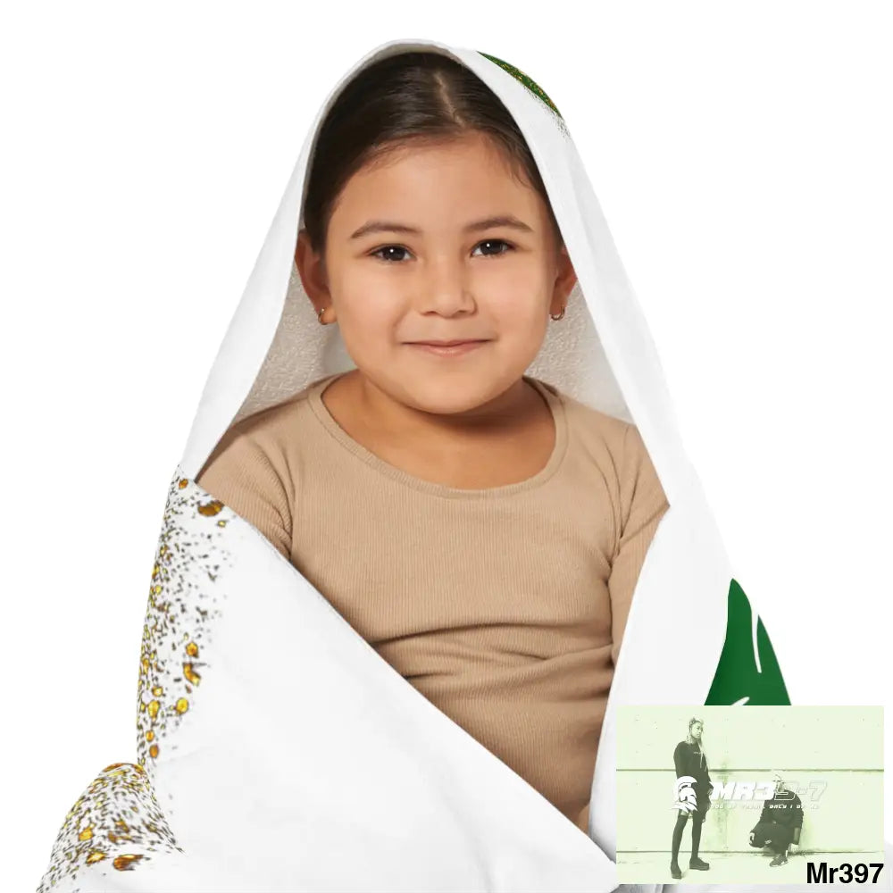 Luck of Ireland Rob Irish Youth Hooded Towel 24’’ × 48’’ All Over Prints