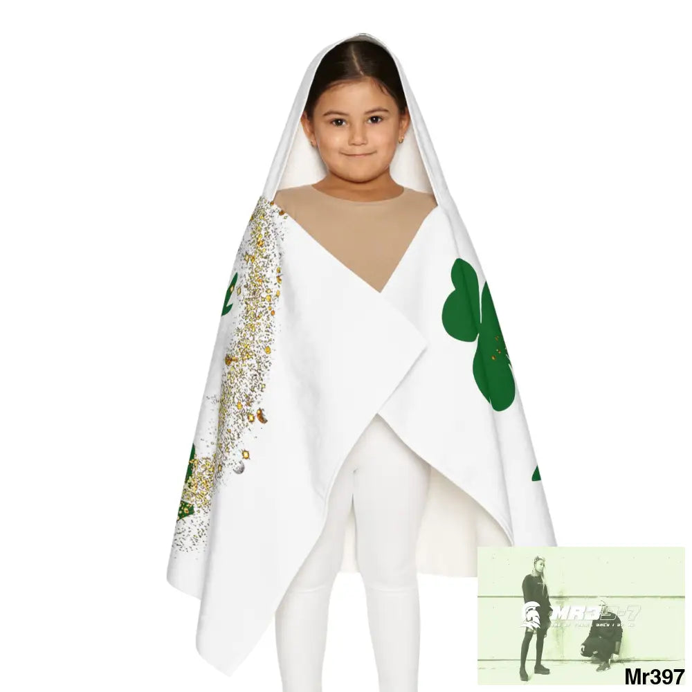 Luck of Ireland Rob Irish Youth Hooded Towel 24’’ × 48’’ All Over Prints