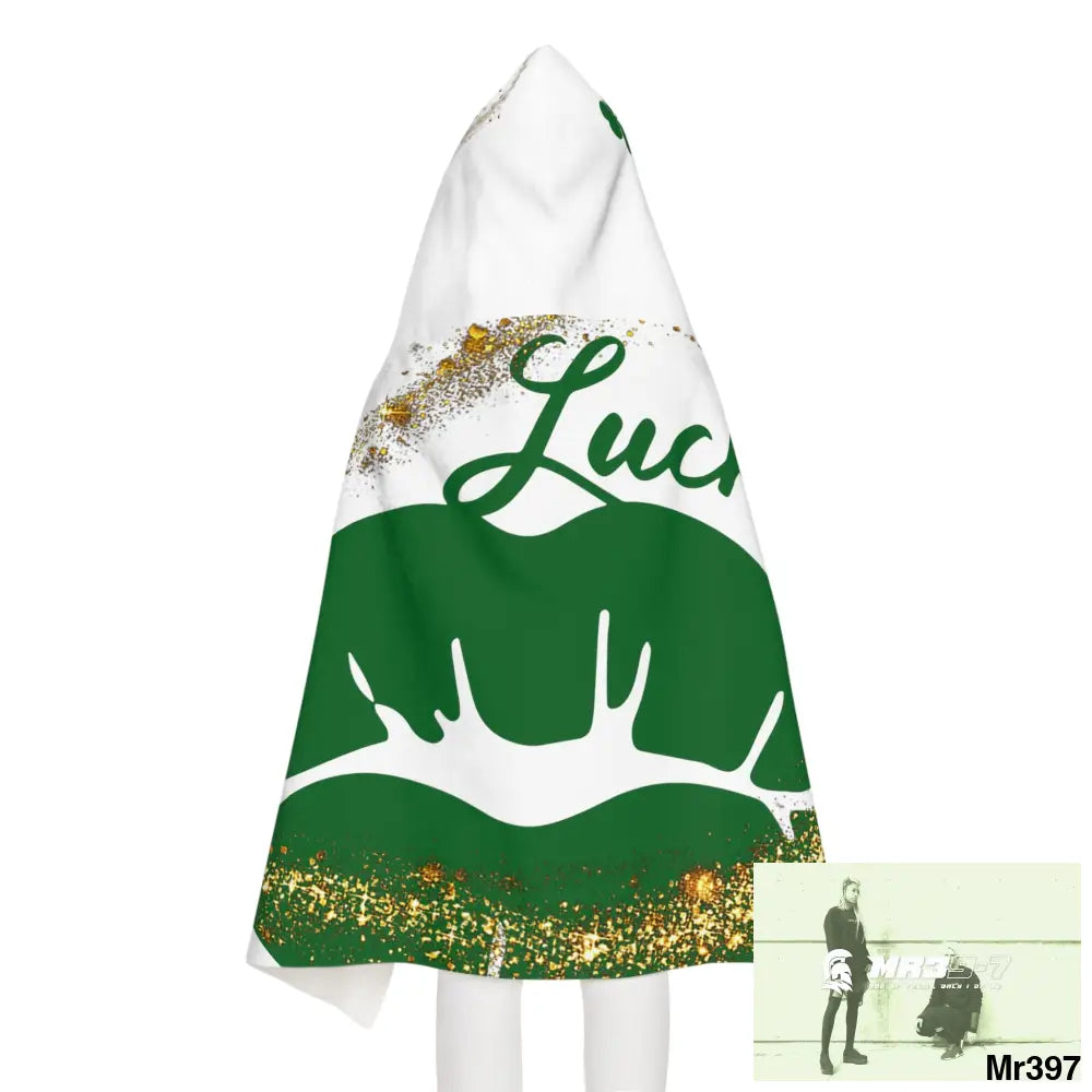 Luck of Ireland Rob Irish Youth Hooded Towel 24’’ × 48’’ All Over Prints