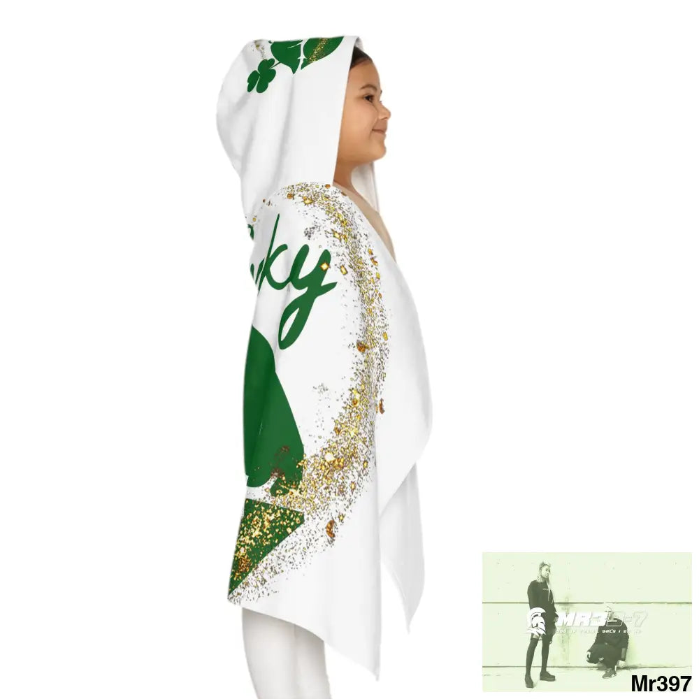 Luck of Ireland Rob Irish Youth Hooded Towel 24’’ × 48’’ All Over Prints
