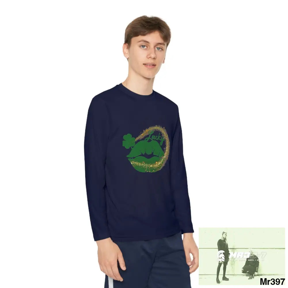 Luck of the Irish Rob Irish Kenya 2015 5 Countries Just Say No To County Lines Youth Long Sleeve Competitor Tee Kids