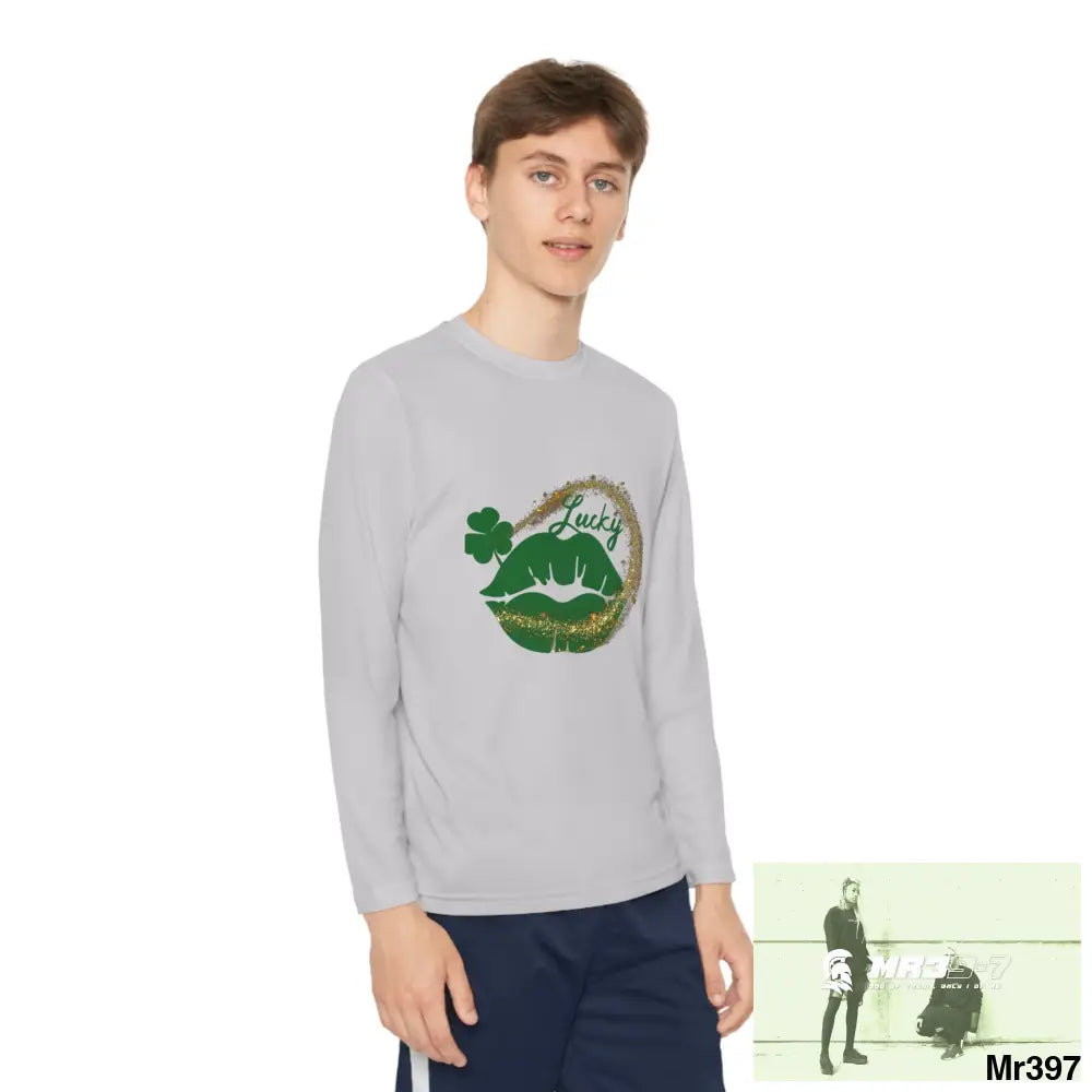 Luck of the Irish Rob Irish Kenya 2015 5 Countries Just Say No To County Lines Youth Long Sleeve Competitor Tee Kids