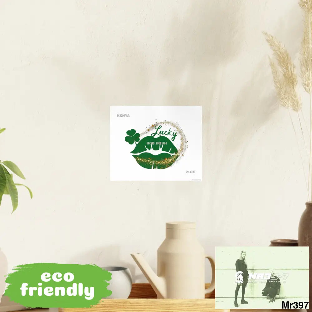 Luck of the Irish - Rob Irish Kenya 2015 Photo Art Paper Posters 11″ x 9″ (Horizontal) / Satin Poster