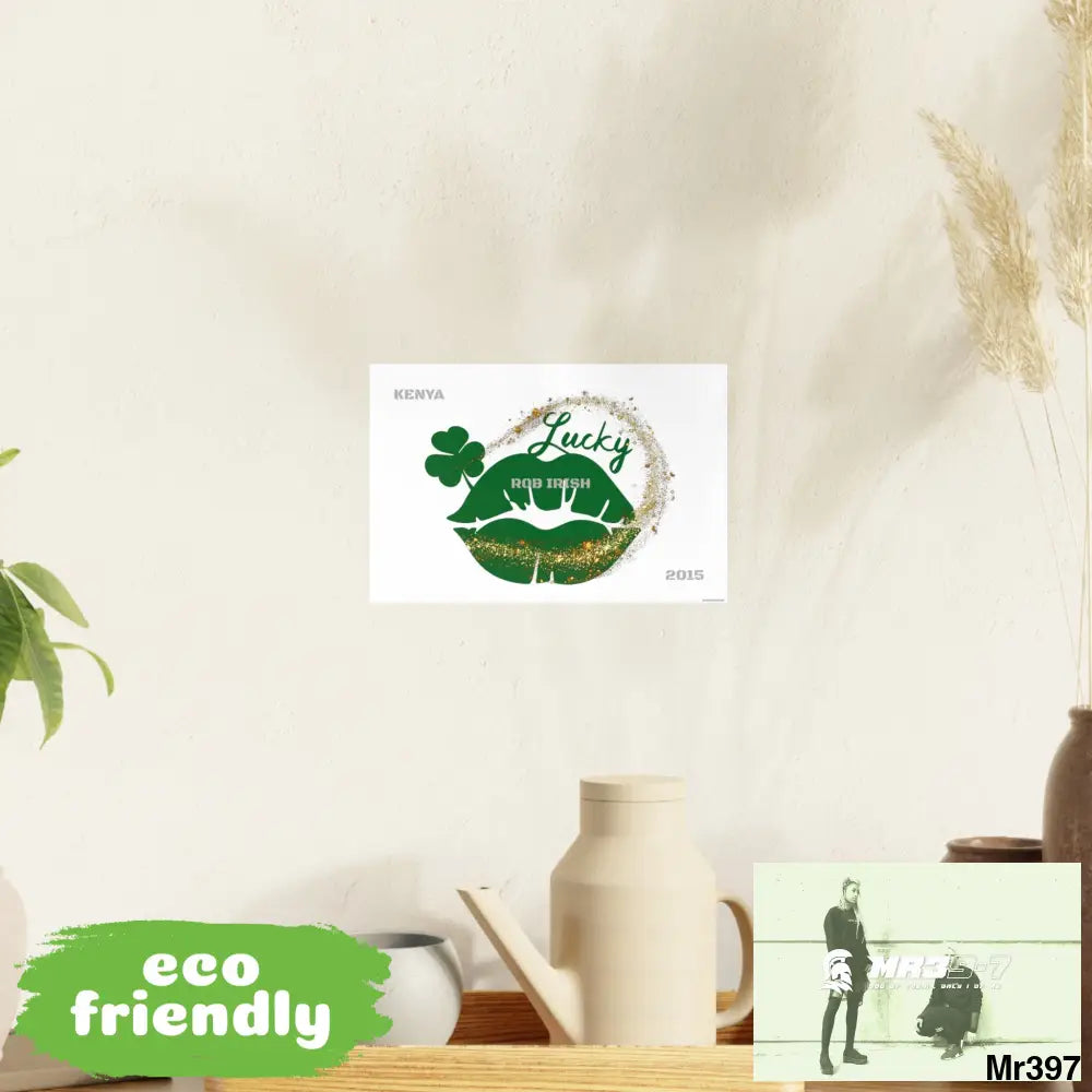 Luck of the Irish - Rob Irish Kenya 2015 Photo Art Paper Posters 18″ x 12″ (Horizontal) / Satin Poster